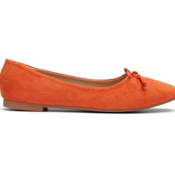 Florence dame ballerina sko DS-1A18 - Orange