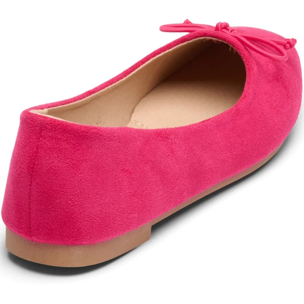 Florence dame ballerina sko DS-1A18 - Fuxia