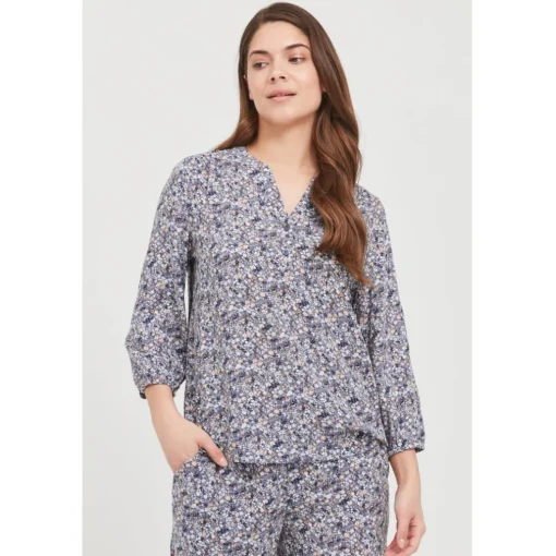 Fransa dame bluse FXSULIBER - Vintage Indigo