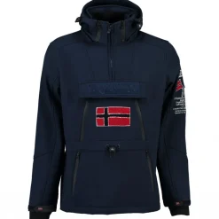 Geographical Norway Herre Anorak Softshell Jakke Tuilding - Navy