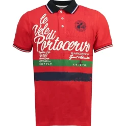 GEOGRAPHICAL NORWAY POLO Herre KINGSLEY - Red