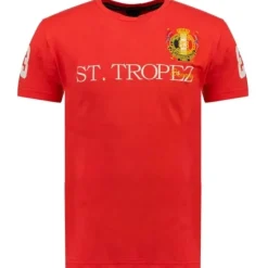 GEOGRAPHICAL NORWAY T-shirt JOTIGNAK RED