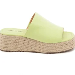 Hailey plateau sandaler 5937 - lemon