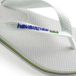 Havaianas Slippers Unisex Brazil Logo 4110850 - White