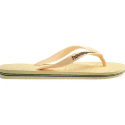 Havaianas Slippers Unisex Brazil Logo 4110850 - Buttercream