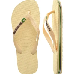Havaianas Slippers Unisex Brazil Logo 4110850 - Buttercream