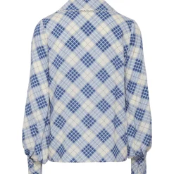 ICHI dame bluse IHKISSY - True Blue