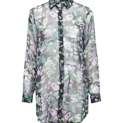 ICHI dame skjorte IHCHIFFY - Multi Flower