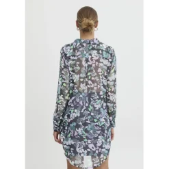 ICHI dame skjorte IHCHIFFY - Multi Flower