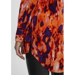 ICHI dame skjorte IHKALOVA - Koi Multi Print
