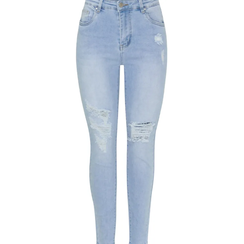 Jewelly dame jeans JW607 - Denim