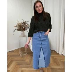 Jewelly dame nederdel JW2580 - Denim