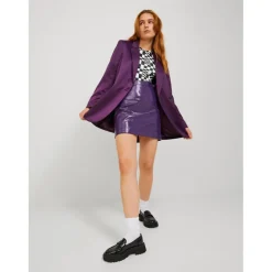 JJXX dame bluse JXGINA - Black BLANC DE BLANC AOP