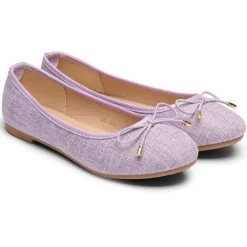 Joanna dame ballerina sko DS-1A22 - Purple