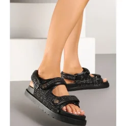 Justina dame sandaler DM439 - Black