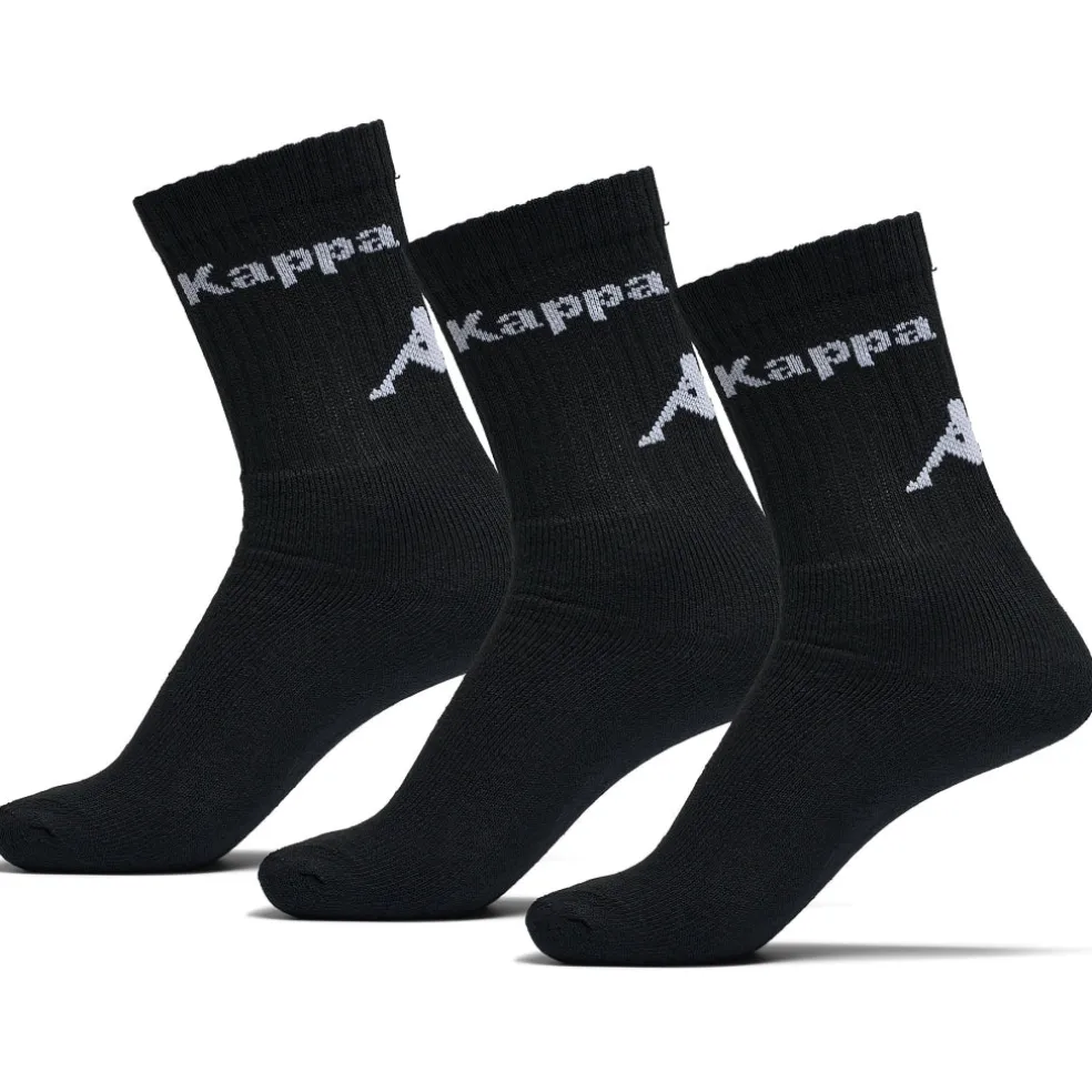 Kappa 3 pak strømper - Black