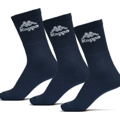 Kappa 3 pak strømper - Blue/Navy