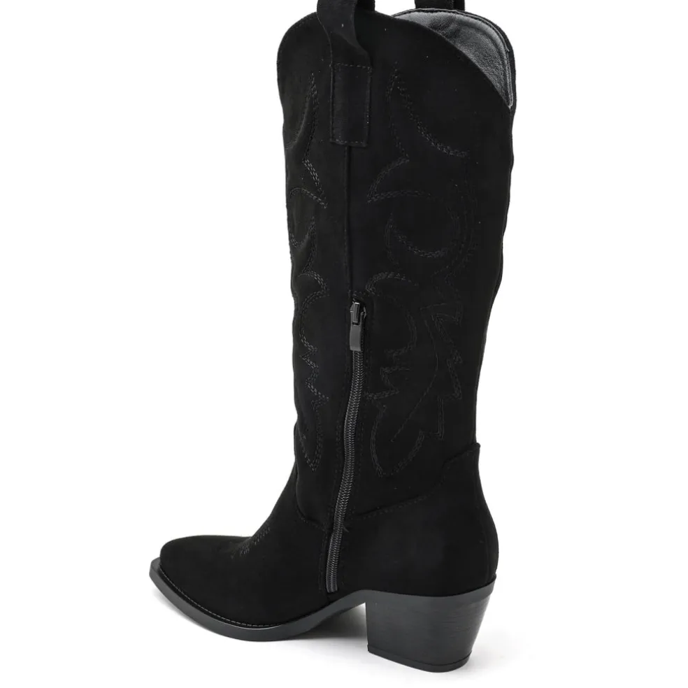 Lara dame støvler 7689A - Black