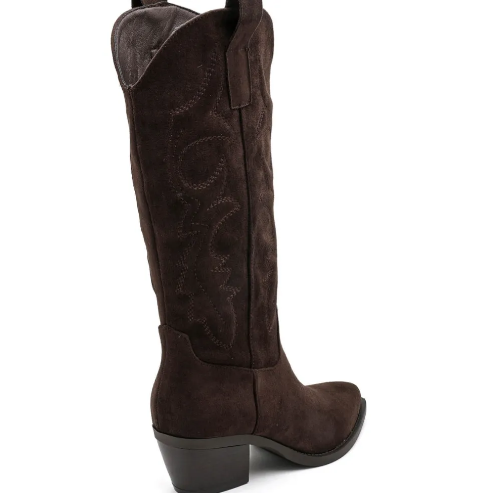 Lara dame støvler 7689A - Brown