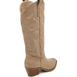 Lara dame støvler 7689A - Kaki