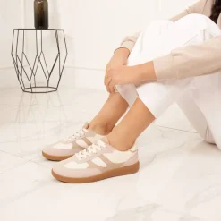 Laura dame sneakers 7589 - Beige