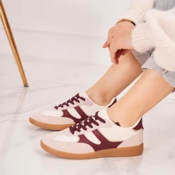 Laura dame sneakers 7589 - Wine