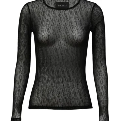 Liberté dame bluse 21345 - BLACK LINES