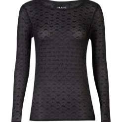Liberté dame bluse 21345 - BLACK SMALL BIG HEARTS