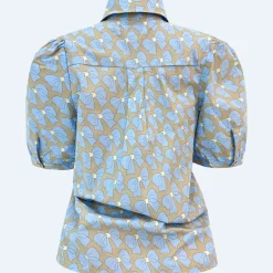 LIBERTÉ dame bluse FLORA - CUTE BOW BLUE