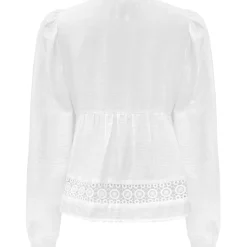 LIBERTÉ DAME BLUSE MERLE - White