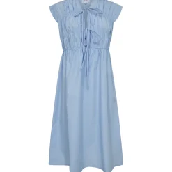 LIBERTÉ DAME KJOLE JANE-TIE-DRESS - Light blue