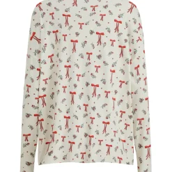 Liberté dame top ALMA - 9504 - RED BOW CREME