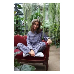 Liberte dame bluse MANDA - Navy Flower