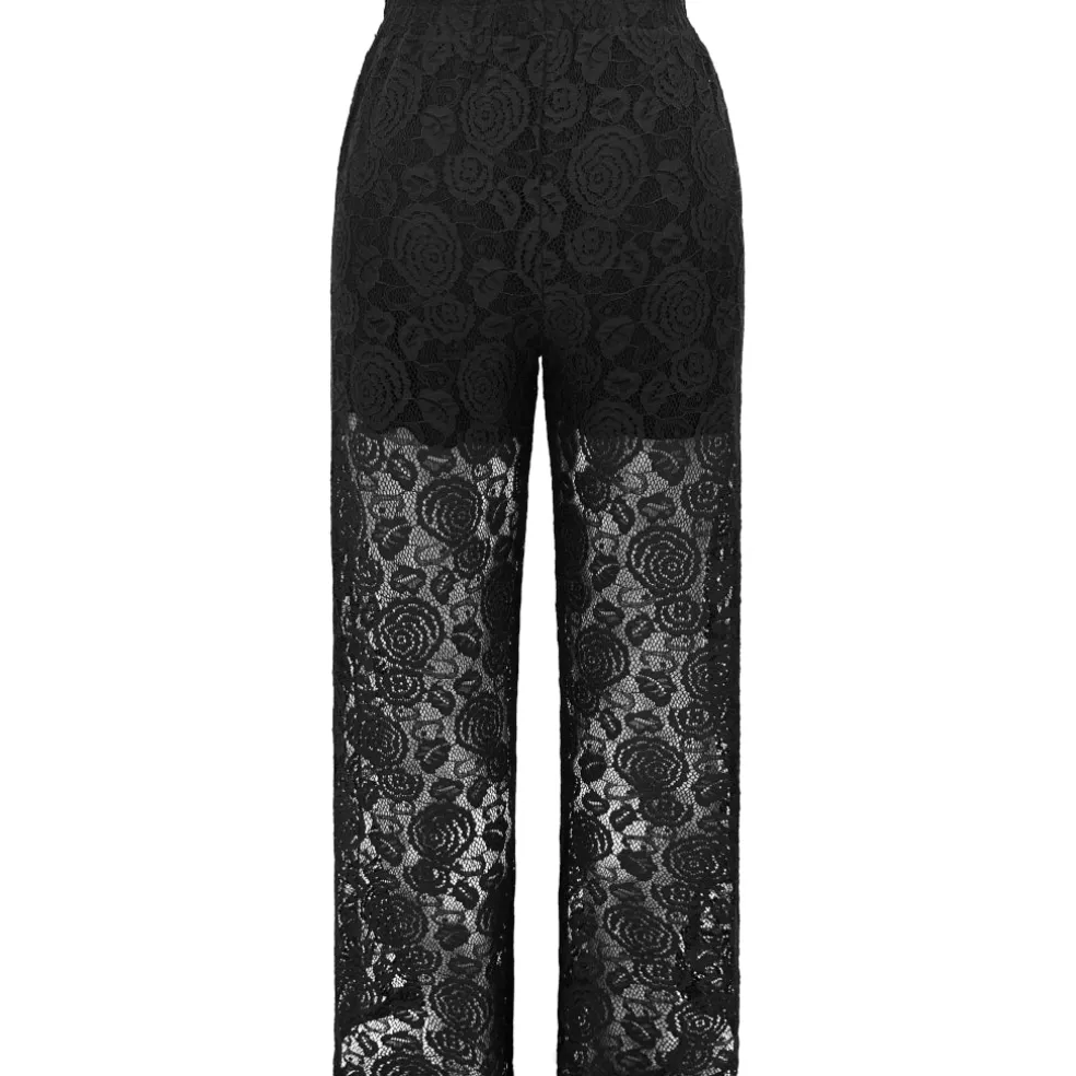 LIBERTE Dame Bukser LACY - BLACK LACE
