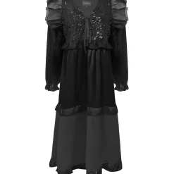 Liberte Dame Kjole Nor - Black SEQUINS
