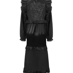 Liberte Dame Kjole Nor - Black SEQUINS