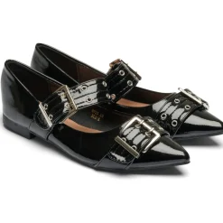 Livia dame ballerina sko 9725 - Black
