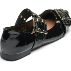 Livia dame ballerina sko 9725 - Black