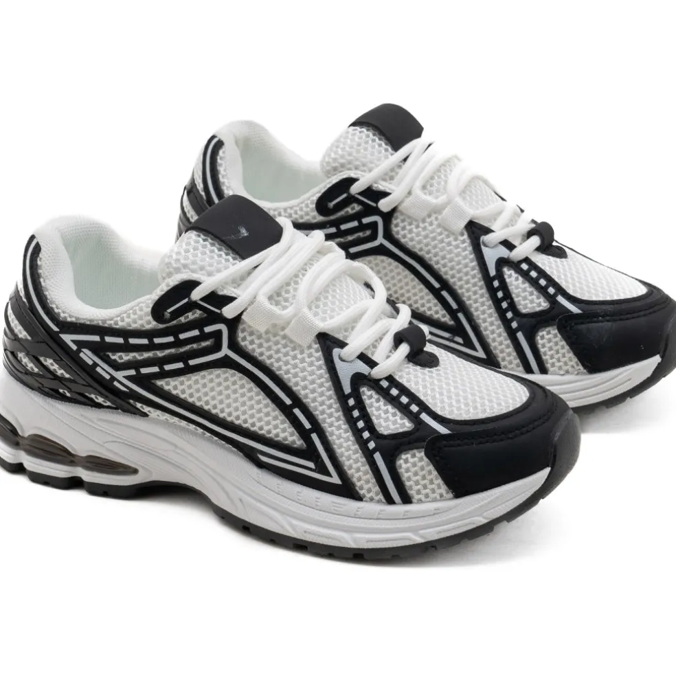 Lucette dame sneakers 1221 - Black