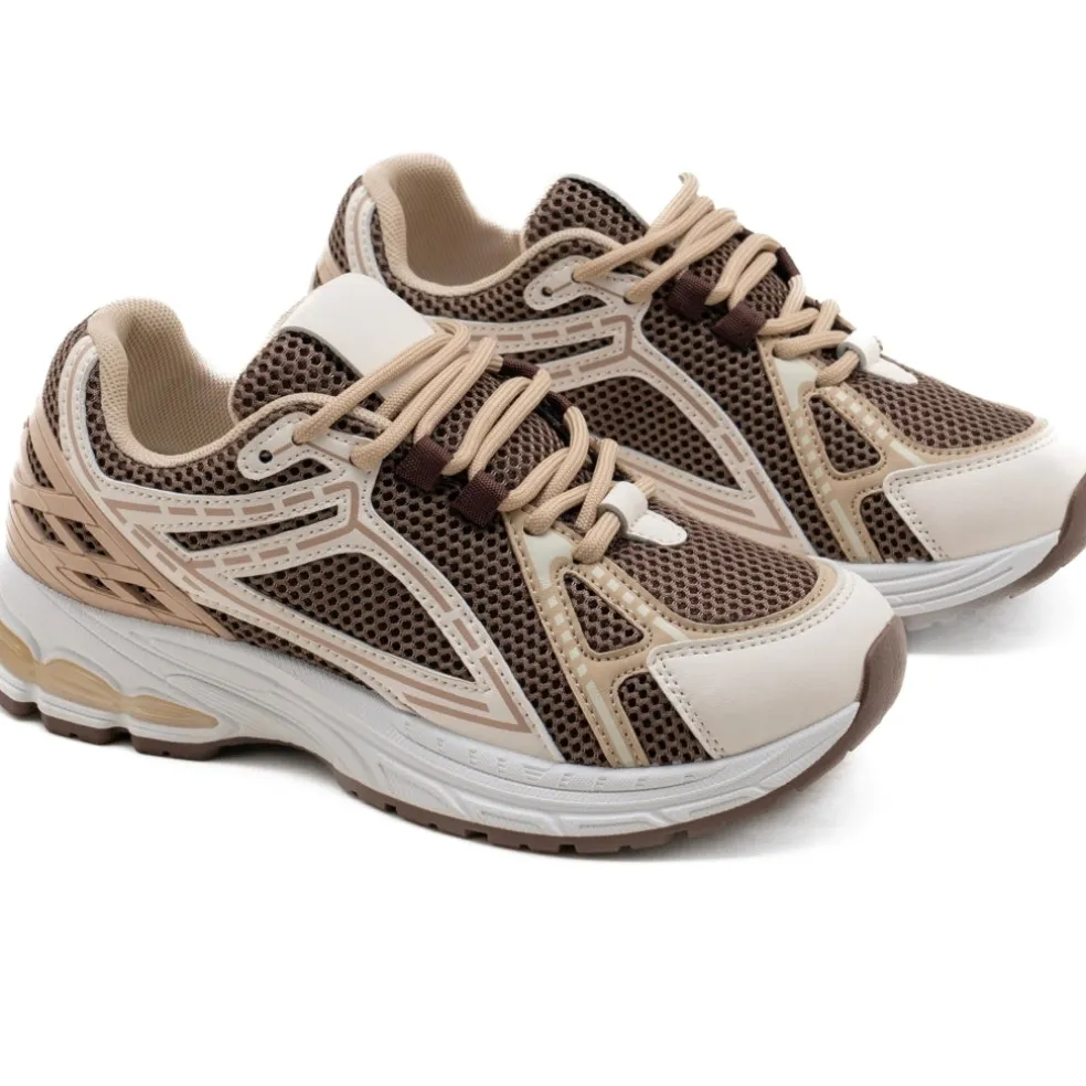 Lucette dame sneakers 1221 - Kaki