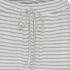 Lululia Dame Bukser LuChloe 62671 - Light Grey/White