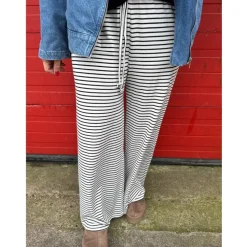 Lululia Dame Bukser LuChloe 62671 - Nero/White