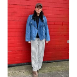 Lululia Dame Bukser LuChloe 62671 - Nero/White