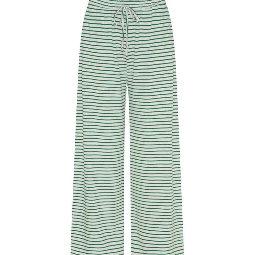 Lululia Dame Bukser LuChloe 62671 - Green/White