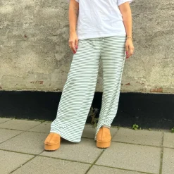 Lululia Dame Bukser LuChloe 62671 - Green/White