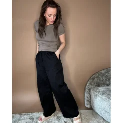 Lululia Dame Bukser LuCleo 16045LU - Black