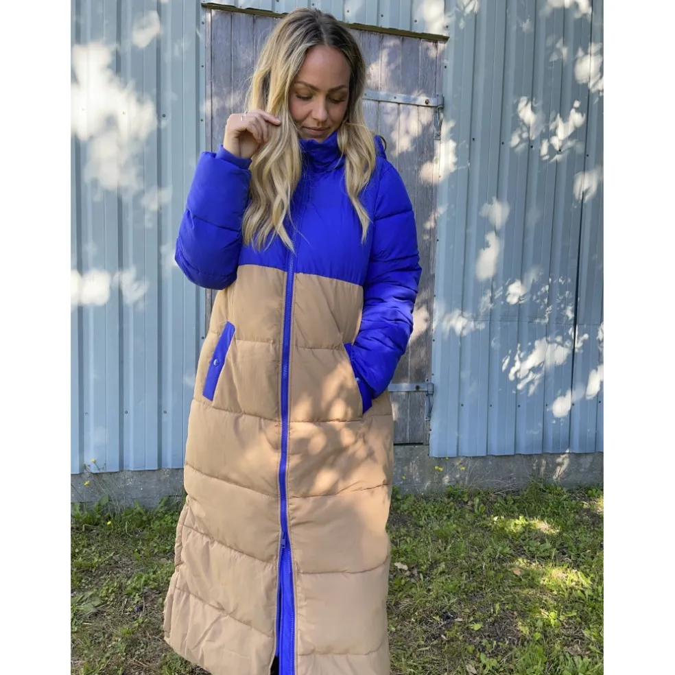 LULULIA dame Clara Long Puffer - Tigers Eye