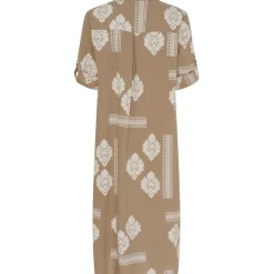 Lululia Dame Kjole LuEva 94198 - Tabacco/Beige