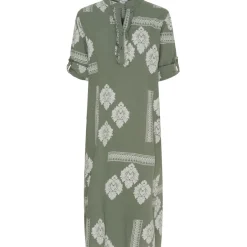 Lululia Dame Kjole LuEva 94198 - Military/Beige