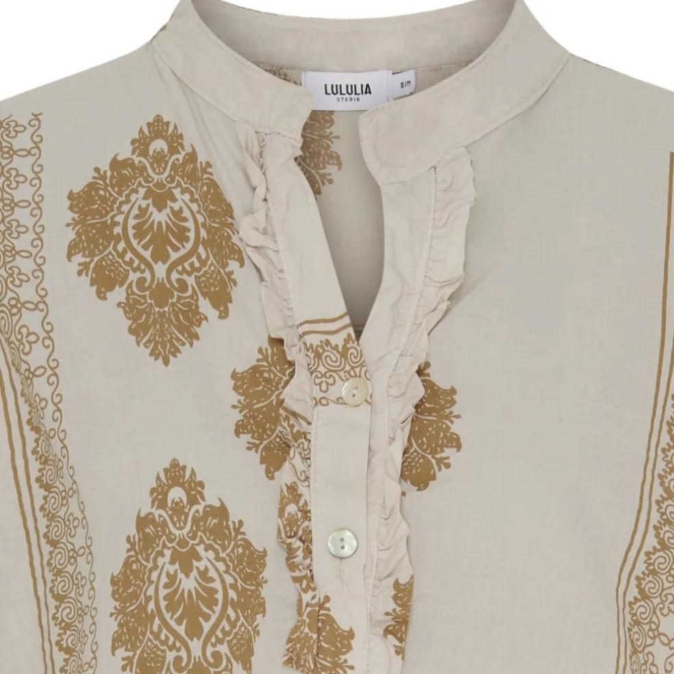 Lululia Dame Kjole LuEva 94198 - Camel/Beige